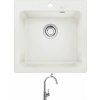 Blanco NAYA 5 biela 526582 + Blanco MIDA chróm 517742
