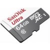 SanDisk ULTRA Micro SDXC 64GB 100MB/s Class 10 UHS-I + Adaptér (SDSQUNR-064G-GN3MA)