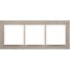 Rámček 3-násobný betón svetlý/biela SIMON54Nat (simon)