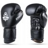 Kožené boxerské rukavice DBX Bushido Striker - čierne veľ.