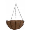 Strend Pro LC-CocoH-24, 35x35x17 cm, oceľ/kokos, závesný, s vešiakom