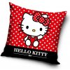 Vankúš s mačiatkom Hello Kitty a bodkami (obliečka)