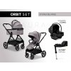 Kombinovaný kočík Moon AURA - ORBIT s autosedačkou a bázou 2026 Stone Melange