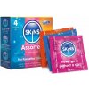 Skins Assorted 4 ks, 3 druhy latexových kondómov