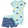 CARTER'S Set 2dielny body kr. rukáv, nohavice kr. Blue Bird chlapec 24 m, vel. 92
