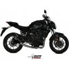 Koncovka výfuku + zvody MIVV pre YAMAHA MT-07 GPBlack Steel