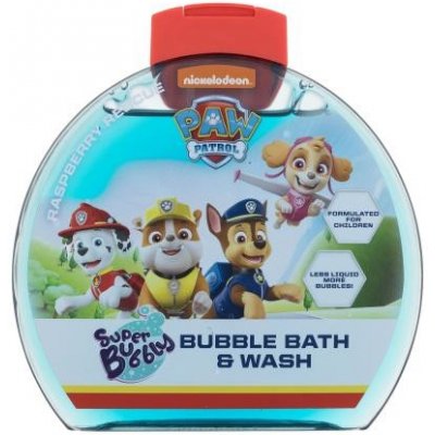 Nickelodeon Paw Patrol Bubble Bath & Wash pena do kúpeľa s vôňou malín 300 ml pre deti