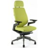 Office Pro Office Pro Karme - ergonomická stolička s opierkou hlavy, Farba modrá, Farba čierna MESH sieťovina
