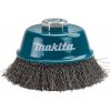 MAKITA D-29284 Kefa hrnčeková D 100 mm / M 14 - oceľový vlnitý drôt 0.3 mm - MAKITA D-29284