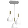 Luminex | Luster na lanku NOAK 3xE27/15W/230V biela/zlatá | LU3898