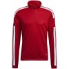 Pánska futbalová mikina adidas, SQUADRA21 TRAINING TOP červená,biela M