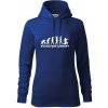 Evolúcia airsoft - Mikina dámská Cape s kapucí - 2XL ( Kráľovská modrá )