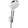 Sprchová hlavica s hadicou Hansgrohe Crometta biela/chróm 26567400
