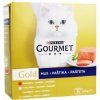 Gourmet Gold tuniak pečeň morka hovädzie 8 x 85 g