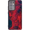 Picasee silikónový čierny obal pre Samsung Galaxy S21 Ultra 5G G998B - Organic red