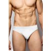 Atlantic Pánske slipy 2 pack 016 white L