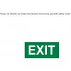 Piktogram EXIT plast 16x8