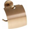 Sapho X-ROUND COPPER držiak toaletného papiera, s krytom, meď mat XR732PG