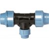 UNIDELTA plast T-kus zverný redukovaný 25 x 20 x 25 mm pre polyetylénové rúry