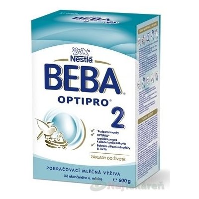 BEBA OPTIPRO 2 Následná mliečna výživa 600 g