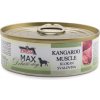 MAX Deluxe Dog klokan svalovina, konzerva 80 g