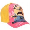 Sun City detská šiltovka Mimoni Karate žlutá bavlna žlutá