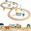 Bigjigs Toys Drevená vláčikodráha pri lese