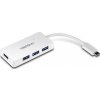 TRENDnet USB-HUB 4-portový USB3.0 Ultra-Mini-Hub a USB-C (TUC-H4E)