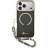 Guess IML Glitter Script Strap MagSafe kryt pre iPhone 17 Pro Max, čierny 57983128955