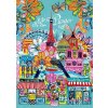 EDUCA Puzzle Car Pintos: Paríž 1000 dielikov