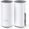 TP-LINK Deco E4 (2-pack) / WiFi systém MESH AC1200 / Dual-band / 2.4GHz - 300Mbps / 5GHz - 867Mbps / 2x LAN (Deco E4(2-pack))