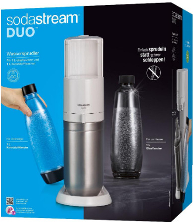 Sotel  SodaStream DUO black Nero, Acciaio inossidabile