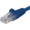 PremiumCord sp6utp030B Patch, UTP RJ45-RJ45 CAT6, 3m, modrý