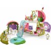 Schleich 42445 Trblietavý kvetinový dom s jednorožce, jazerom a stajní
