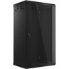 LANBERG RACK CABINET 19” WALL-MOUNT 22U/600X450 (FLAT PACK) BLACK V2 WF01-6422-10B Lanberg