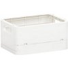 FORMA Skladací úložný box Joe 38, M, biely