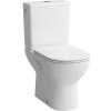 Laufen Lua - WC kombi s doskou SoftClose, spodný odpad, bočné napúšťanie, Rimless, DualFlush, biela H8670870009721