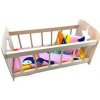 Wiky Postieľka drevená s perinkami 30cm 122568