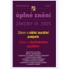 Aktualizace III/2 2025 - Zákon státní sociální podpoře