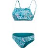 Speedo PRINTED ADJUSTABLE THINSTRAP 2 PIECE svetlomodrá ružová