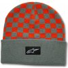 ALPINESTARS čiapka CHECKERED CUFF BEANIE modrá/oranžová