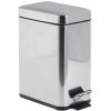 AQUALINE - SIMPLE LINE odpadkový kôš obdĺžnikový 5 l, nerez lesk GAQ005