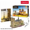 CubicFun 3D puzzle National Geographic: Katedrála Notre-Dame 128 ks