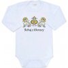 NEW BABY Detské body s potlačou Ľudový vzor Šohaj z Moravy New Baby Veľ. 56