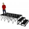 Power Dynamics Spider Deck750 mobilní podium se schody - 200 x 100 x 60cm