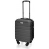 AVANCEA Škrupinový cestovný kufor DE2708 šedý XS 47x31x21 cm