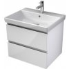 MYBATH MyVento skrinka s umývadlom 60 cm biela, MVE60Z2B01+41586001