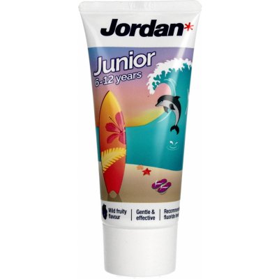 Jordan Junior zubná pasta pre deti 6-12 rokov 50ml