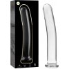 Nebula series by ibiza - model 9 dildo borosilicate glass clear 15.5 cm -o- 2.5 cm