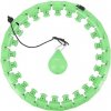 HMS Masážní hula hoop HHW12 plus size se závažím zelená